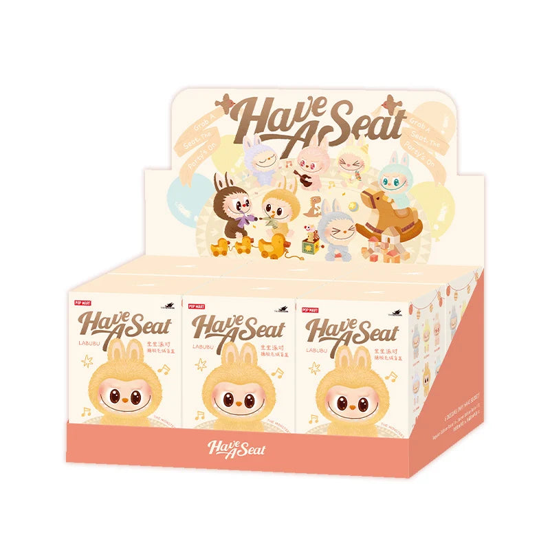 POP MART THE MONSTERS Labubu Have a Seat Vinyl Plush Blind Box