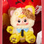 Confirmed Samuel Meow Lucky Cat – Retirement With Money plush in yellow and brown outfit with box, card, and bag. Ships from Auckland, NZ.