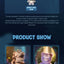 Product display with two plush toys, Leaf Giraffe Bob and Shadow Badger Bob, on a dark blue background.