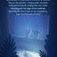 Two silhouettes standing in a mystical, dark forest with a glowing blue light and text overlay.
