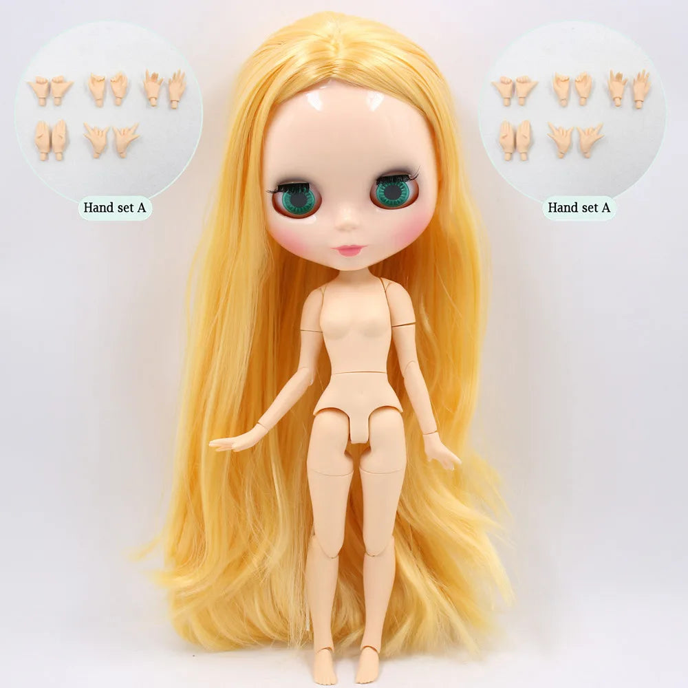 ICY DBS Blyth Doll Series No.BL0658 Blonde hair with Natural skin image 10
