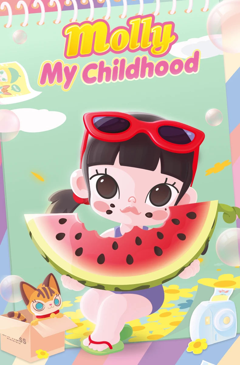 POP MART Molly My Childhood Series Blind Box Figures (Pre-Order)