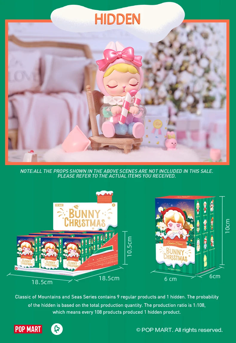 POP MART Bunny Christmas Series Blind Box Figures