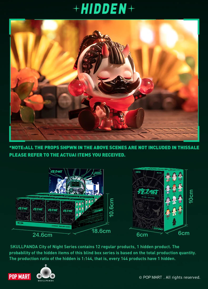 POP MART SKULLPANDA City of Night Series Blind Box Figures (Pre-Order)