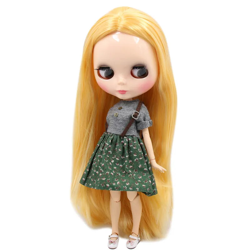 ICY DBS Blyth Doll Series No.BL0658 Blonde hair with Natural skin display view