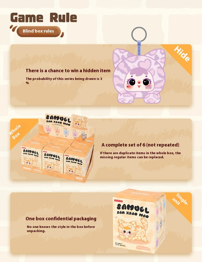 Samuel Meow Meow’s Cute Moments Plush Blind Box Collectible