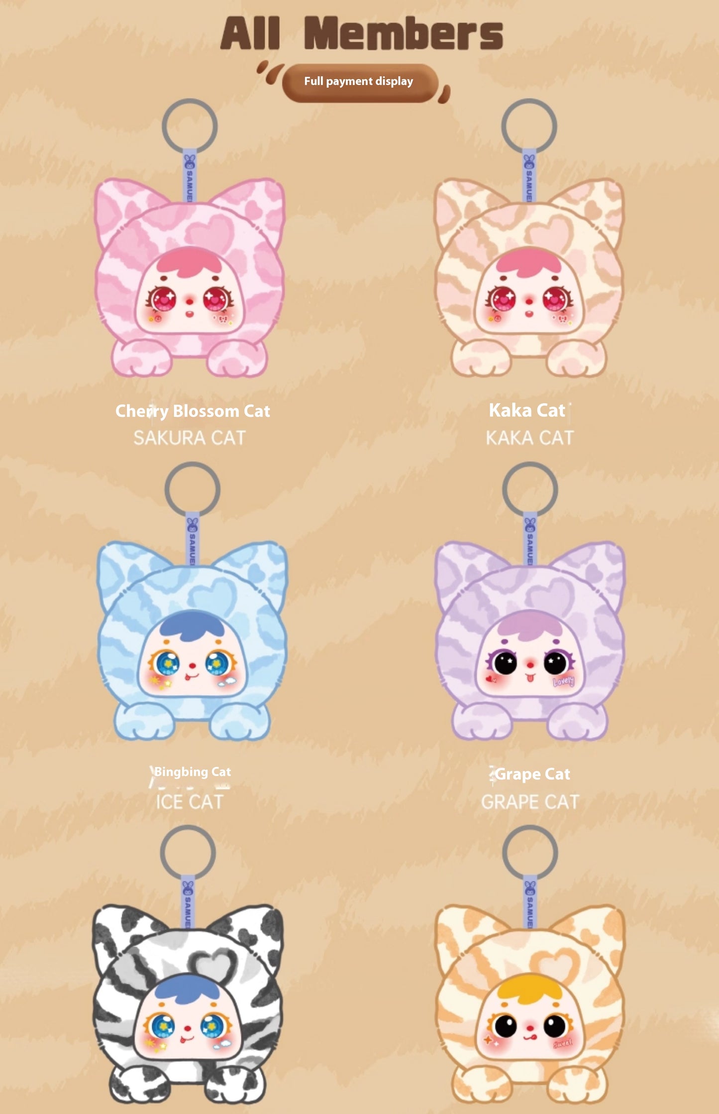 Samuel Meow Meow’s Cute Moments Plush Blind Box Collectible