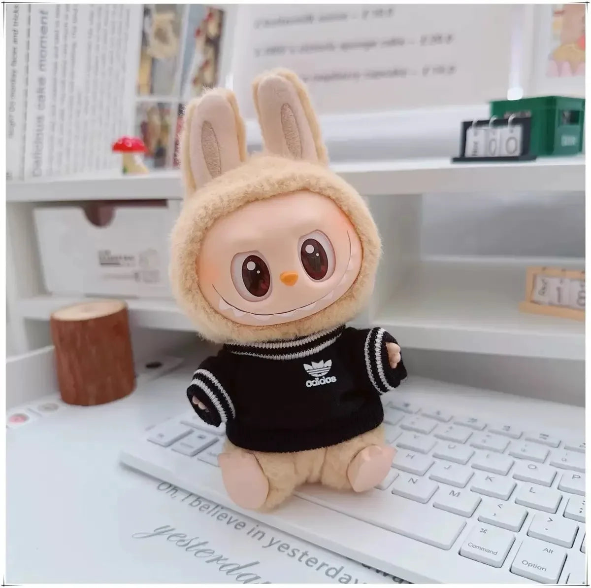 Labubu 17cm Doll Clothes Outfit | Hoodie & Pants Korean Idol Style Accessories