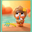 POP MART Crybaby Coconut Brown Figure Limited Edition