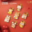 Finding Unicorn zZoton New Year in Apple Village Series Blind Box – Metal Amulet Badge Collectible