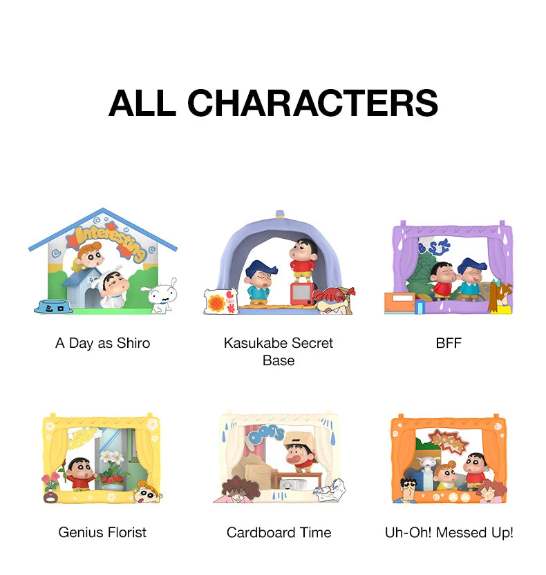 POP MART Crayon Shin-chan Inner-Child Theatre Series Figures Blind styled product view