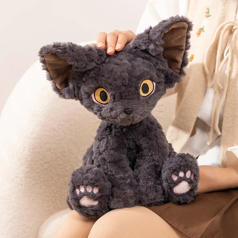 Devon Rex Cat Plush collector view