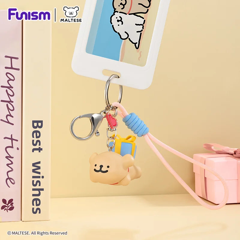 FUNISM Maltese Puppy Keychain Series