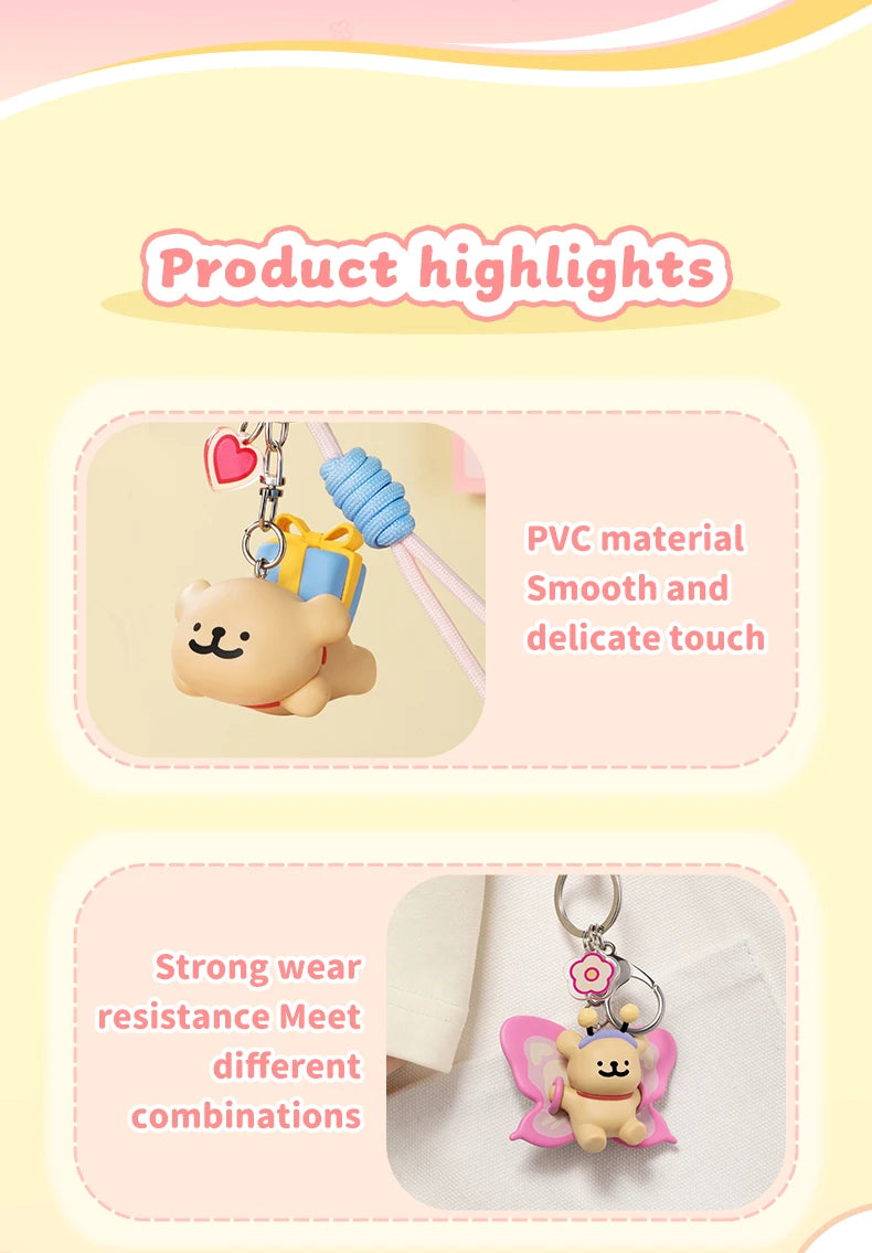 FUNISM Maltese Puppy Keychain Series
