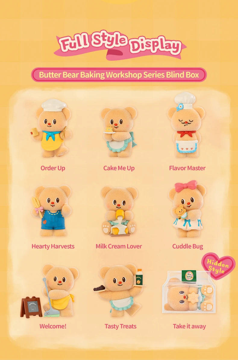 FUNISM Butterbear My Buttery Bakery Series Blind Box Figures
