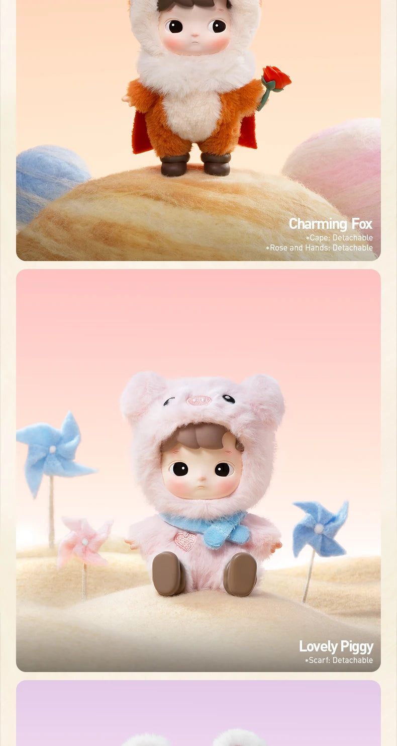 POP MART HACIPUPU Snuggle With You Series Blind Box Figures