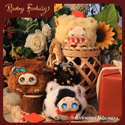 Bunny Fantasy Christmas Party Series Blind Box Plush Doll Collectible Toy