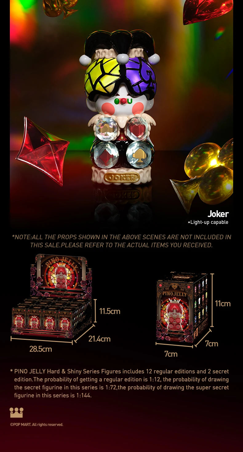 POP MART PINO JELLY Hard & Shiny Series Blind Box Figures