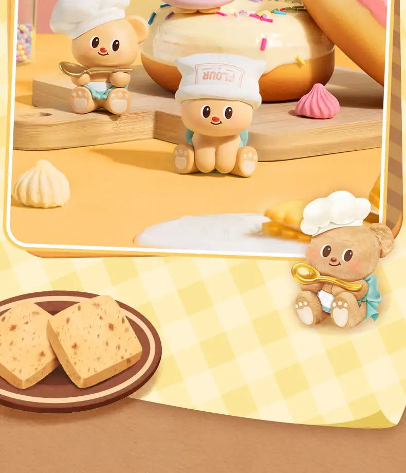 FUNISM Butterbear Baked with Love Cubby Face Blind Box Figures