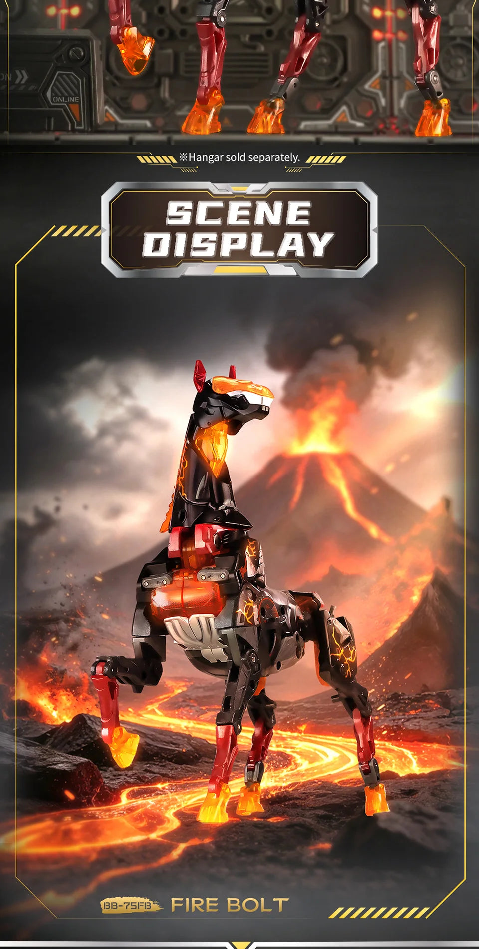 52TOYS BEASTBOX BB-75FB FIRE BOLT Transformation Collectible image 11