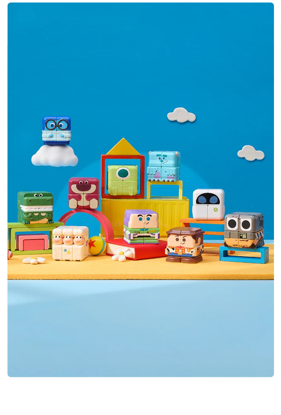 【】POP MART Disney/Pixar POP CUBE CUBIEC Series Figures 1/ POPMART image 15