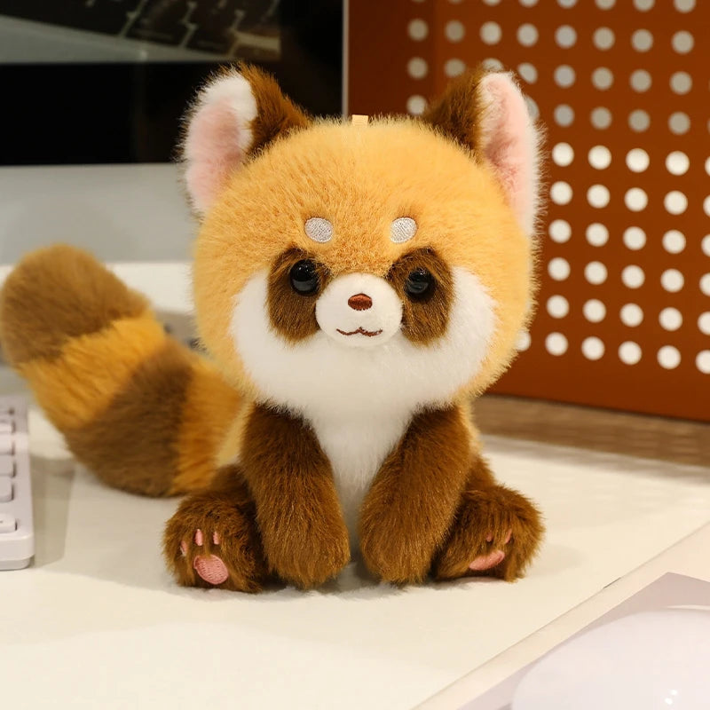 Cute Sitting Animals Plush – Red Panda, Fox, Sloth, Cat, Capybara & Pig