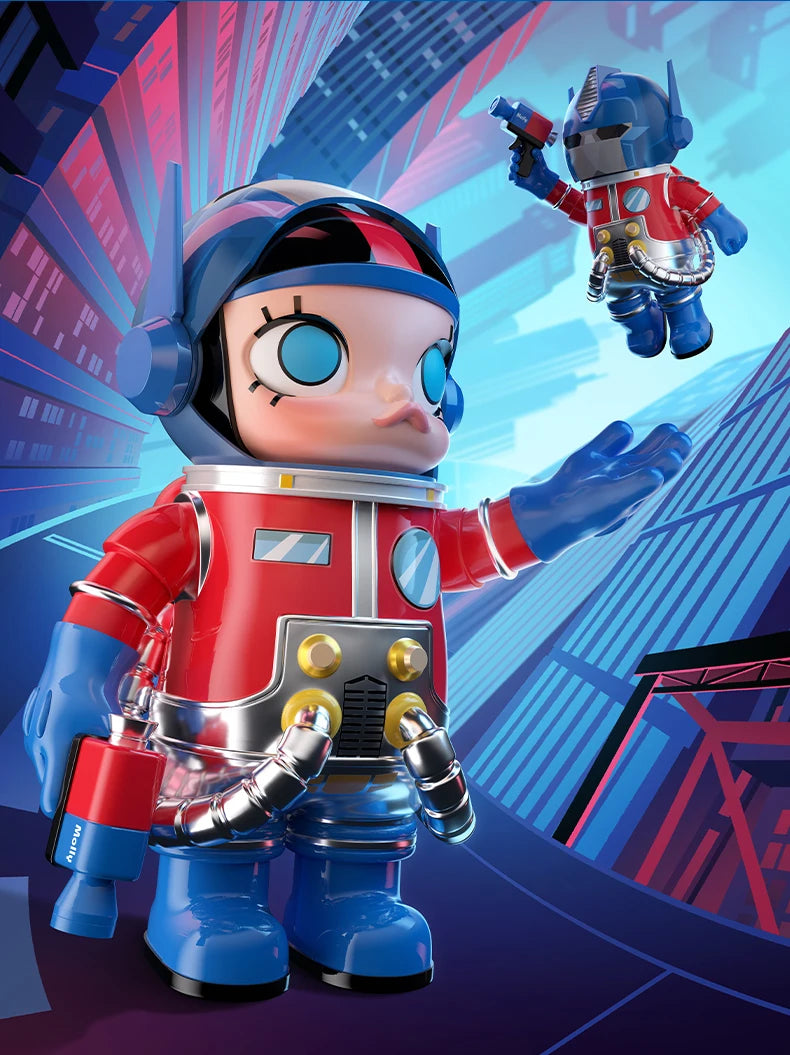 POP MART MEGA Space Molly 1000% Optimus Prime Limited Edition