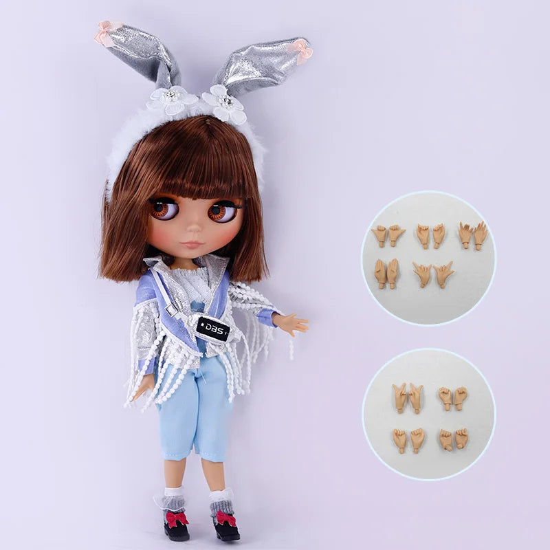 ICY DBS Blyth Doll Tan Skin Matte Face Jointed Body