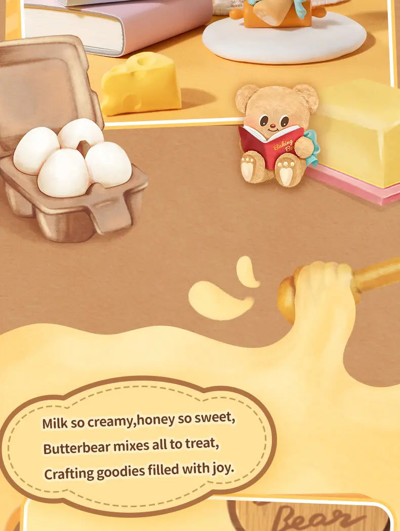 FUNISM Butterbear Baked with Love Cubby Face Blind Box Figures