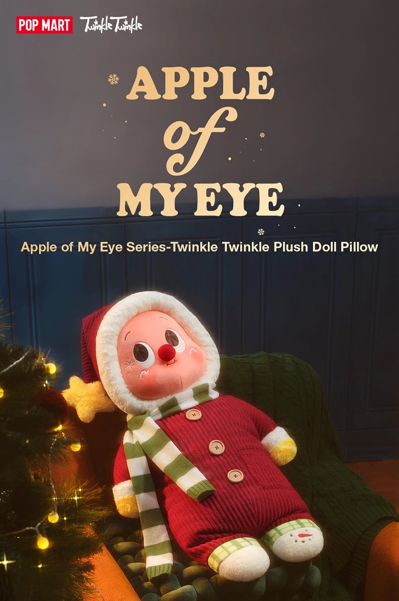 POP MART Apple of My Eye Twinkle Twinkle Plush Doll Pillow