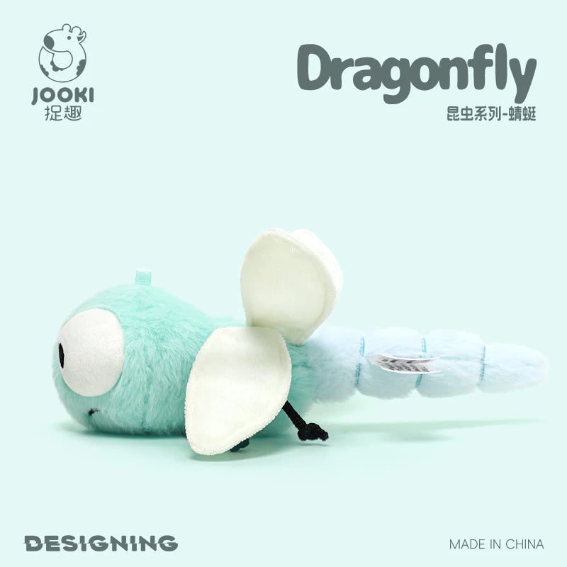 Cute Cartoon Insect Plush Toy Collection – Caterpillar, Firefly, Dragonfly, Mosquito, Cockroach