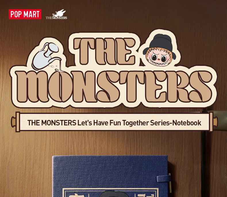 POP MART THE MONSTERS Let’s Have Fun Together Notebook