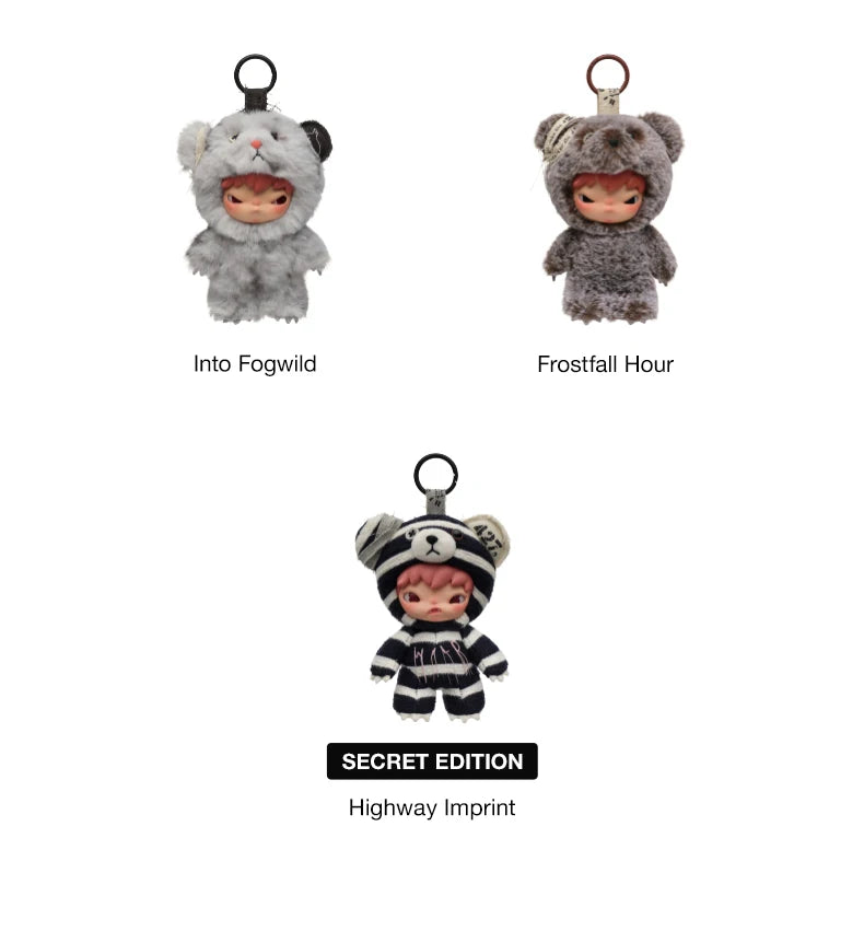 POP MART Hirono Road Journal Plush Doll Pendant Blind Box
