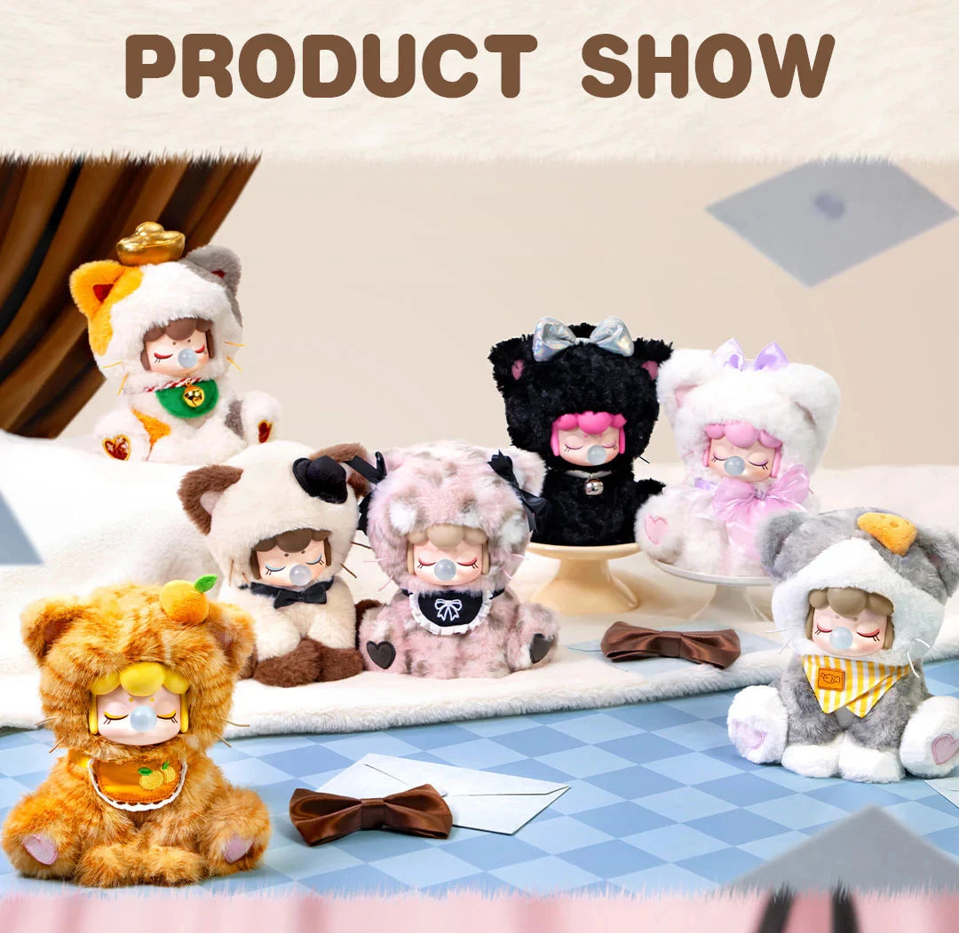 Rolife Nanci Tea Time Kitties Plush Blind Box Figures