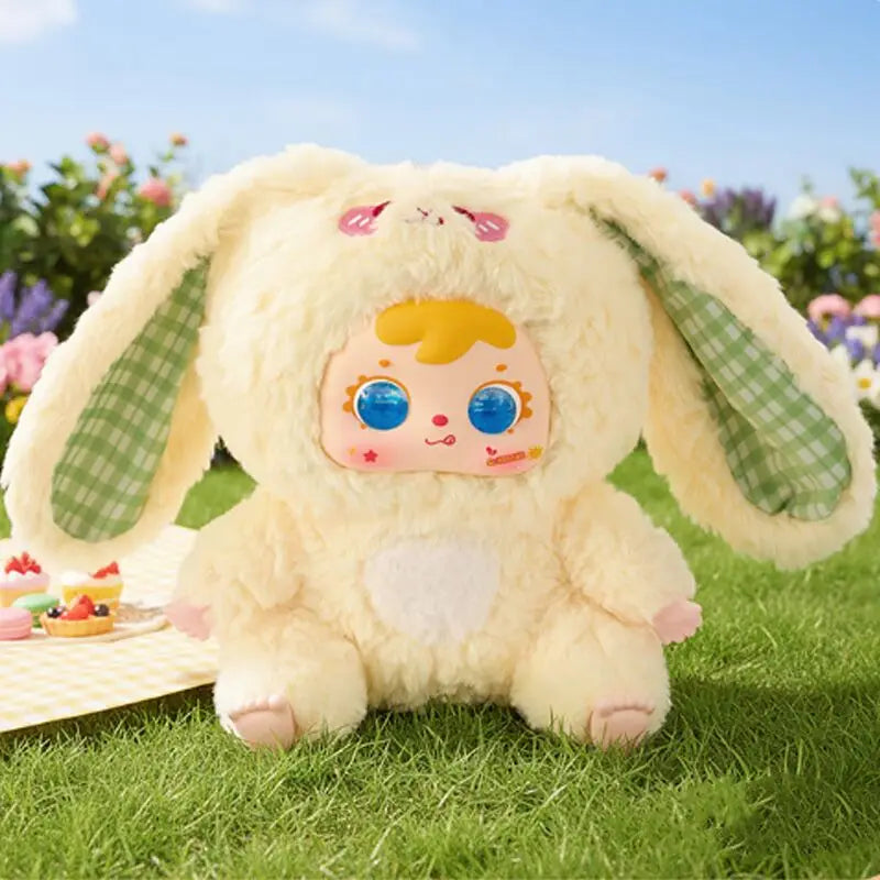Samuel 500% Hairy Rabbit Family Plush Blind Box Collectible