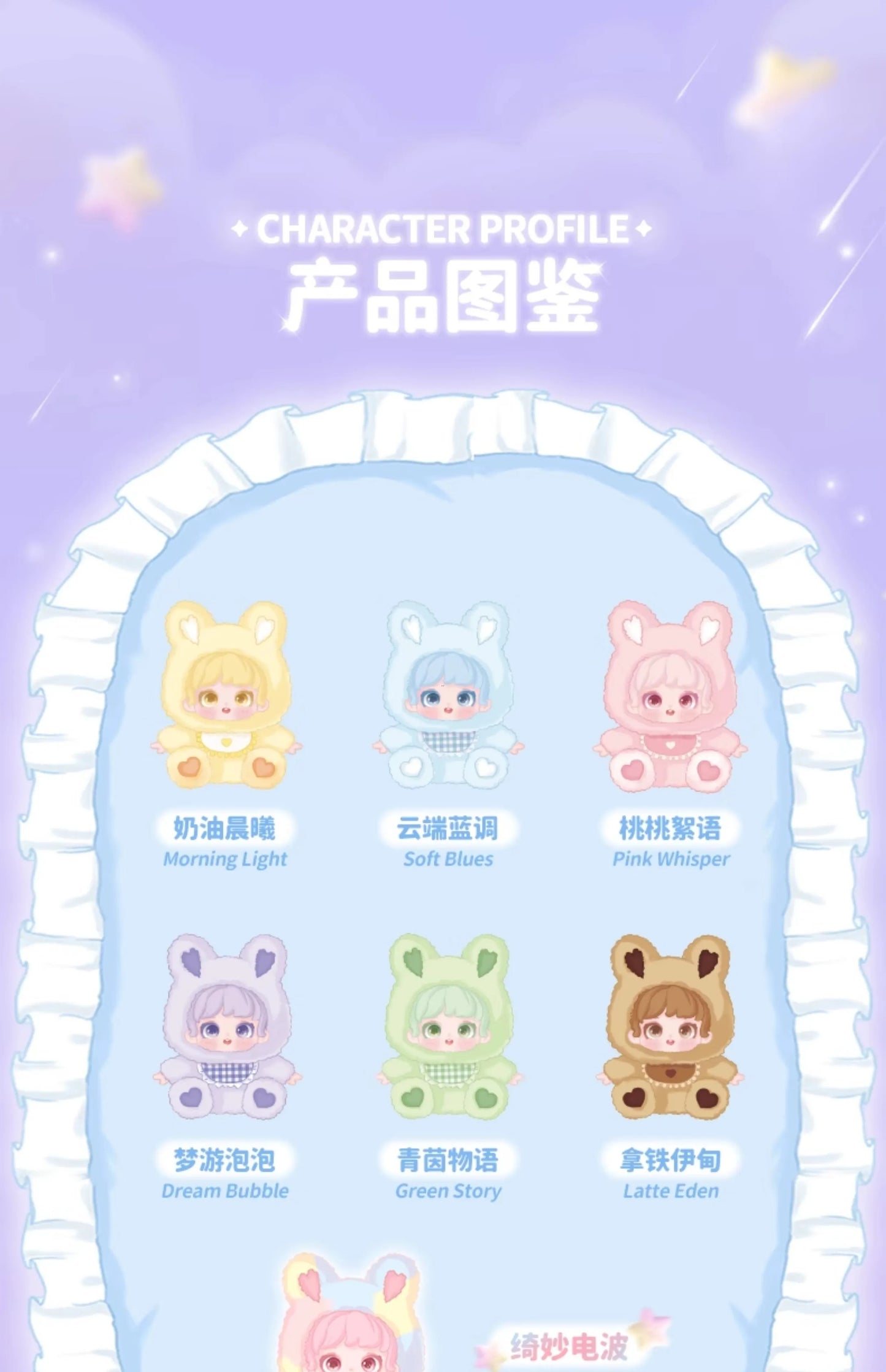 Jotoys Miana Nighty-Night To U Series Plush Blind Box Collectible Figures