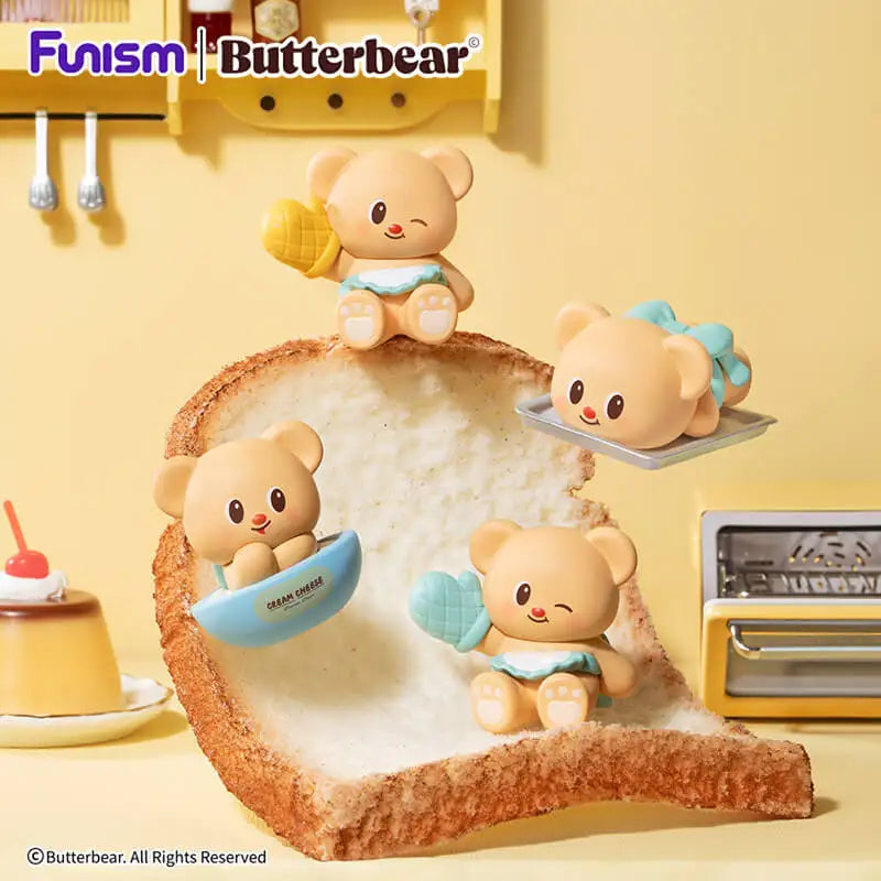 FUNISM Butterbear Baked with Love Cubby Face Blind Box Figures