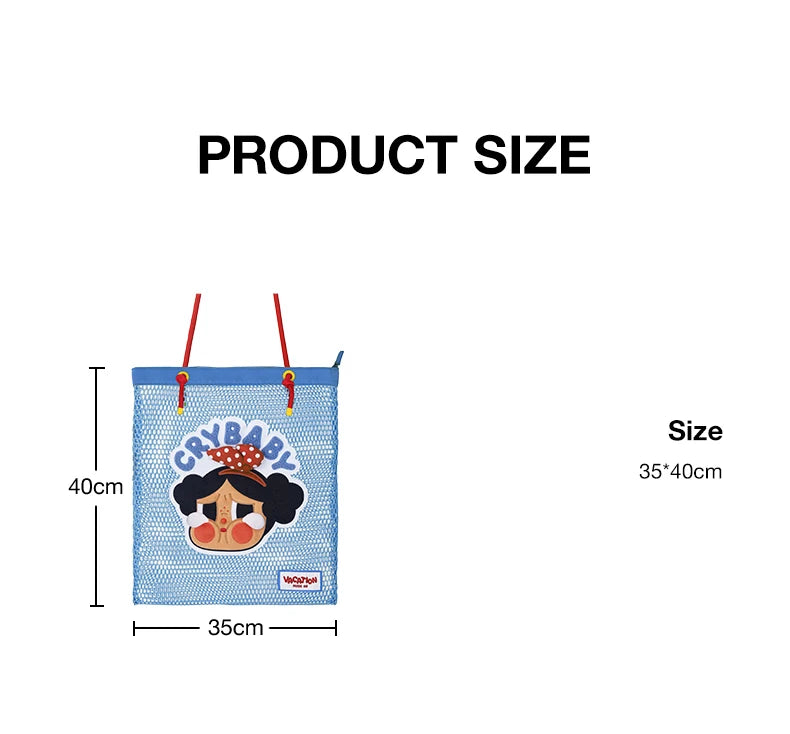 POP MART CRYBABY Vacation Mode On Shoulder Bag