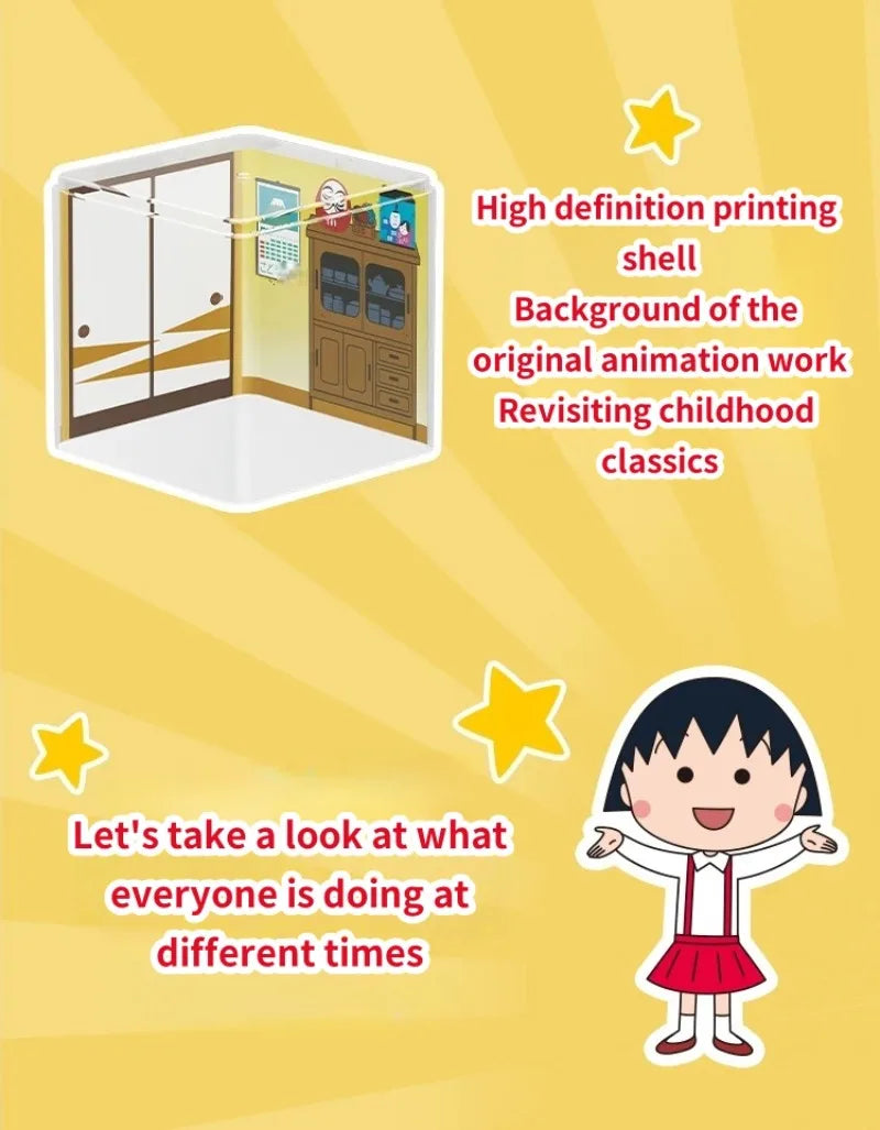WEKKI Chibi Maruko Chan Building Blocks Micro Bricks