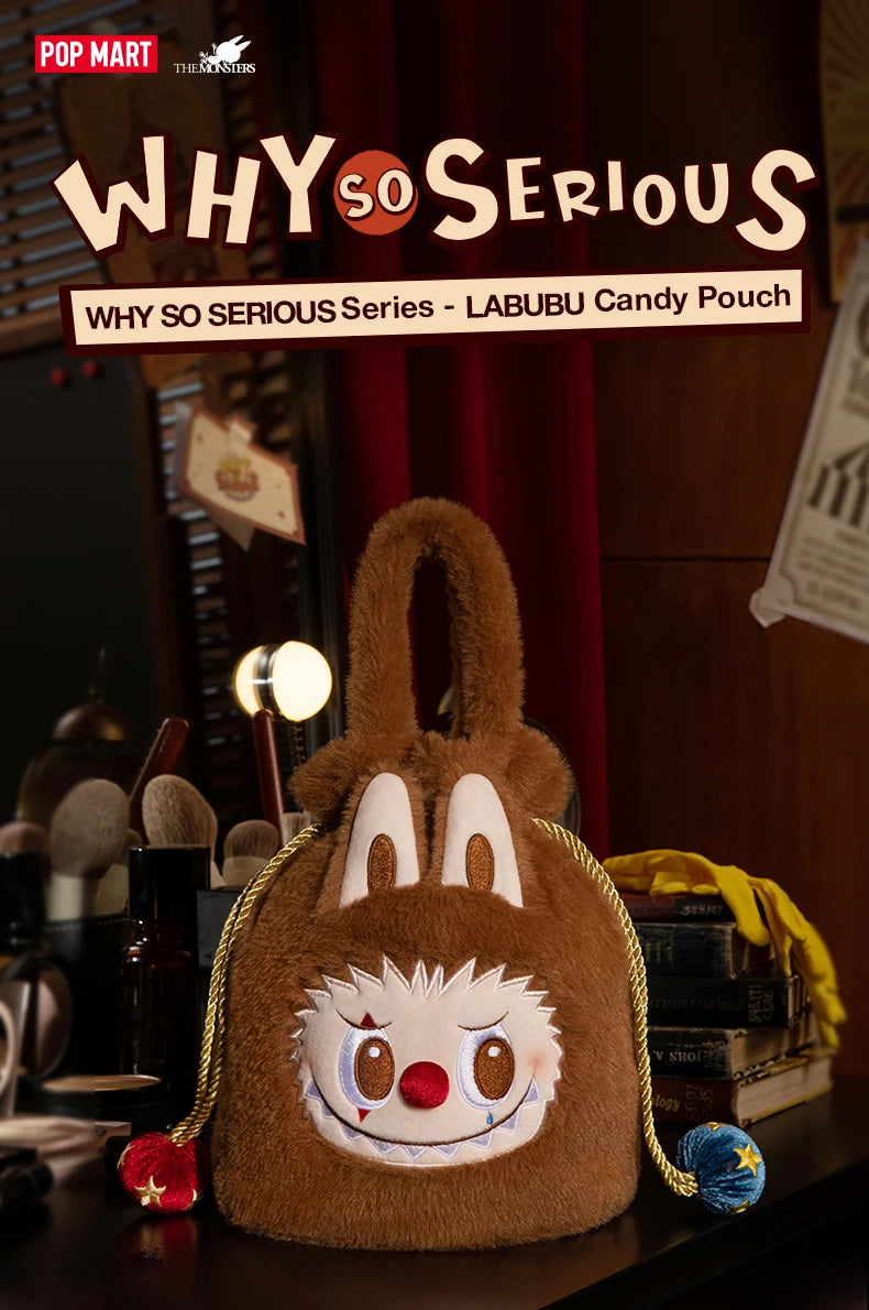 POP MART Why So Serious LABUBU Candy Pouch Collectible Bag