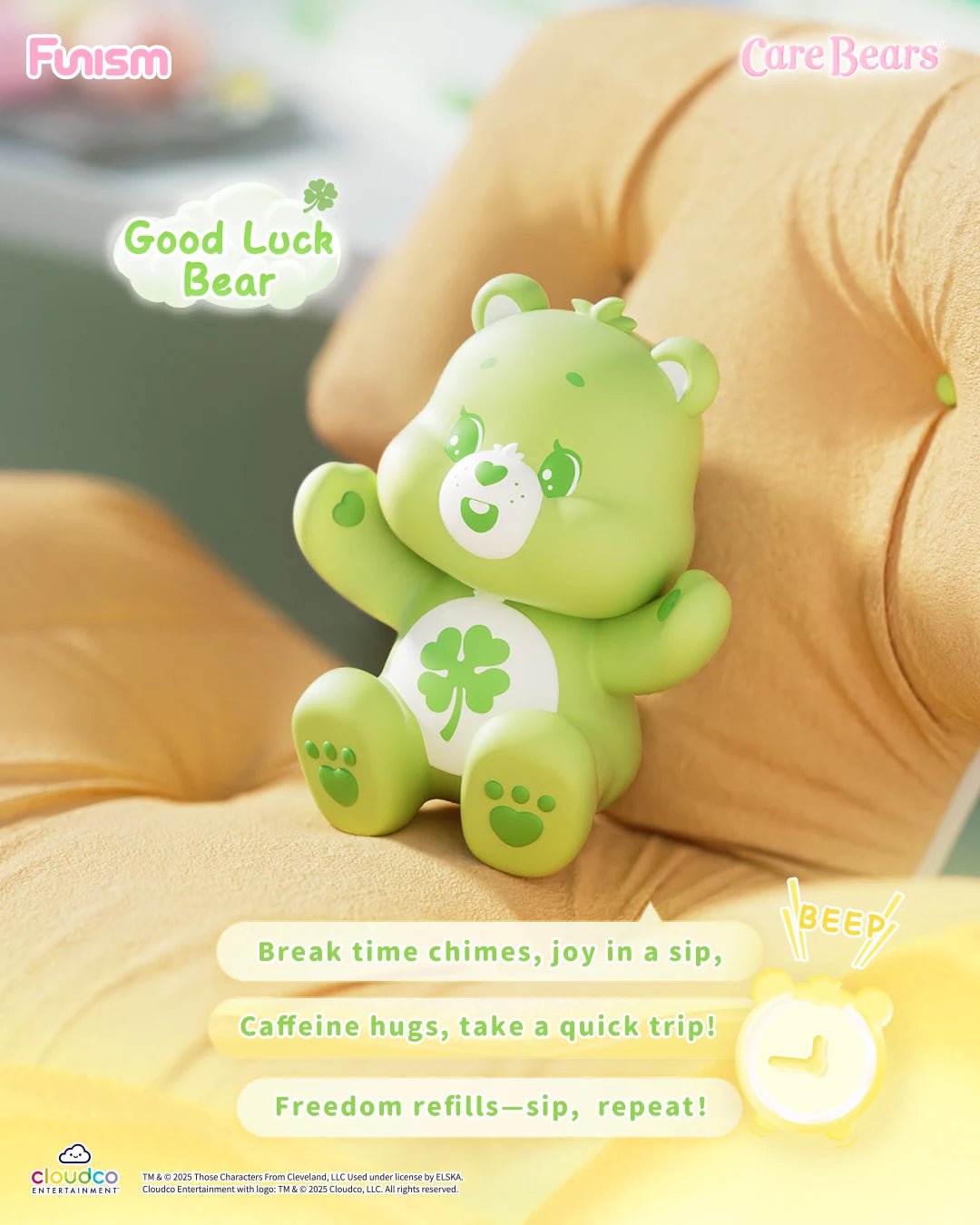 FUNISM Care Bears Little Things Series Cubby Face Blind Box Figures