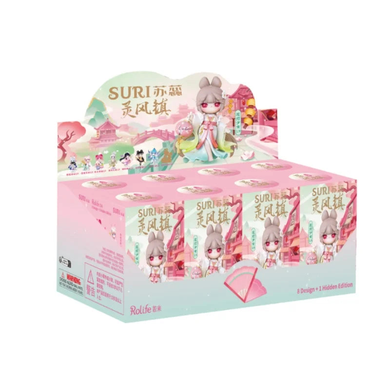 Robotime Rolife Suri Lingfeng Town Series Blind Box Dolls Action Figure Surprise Box Lady Toys-SJXX0