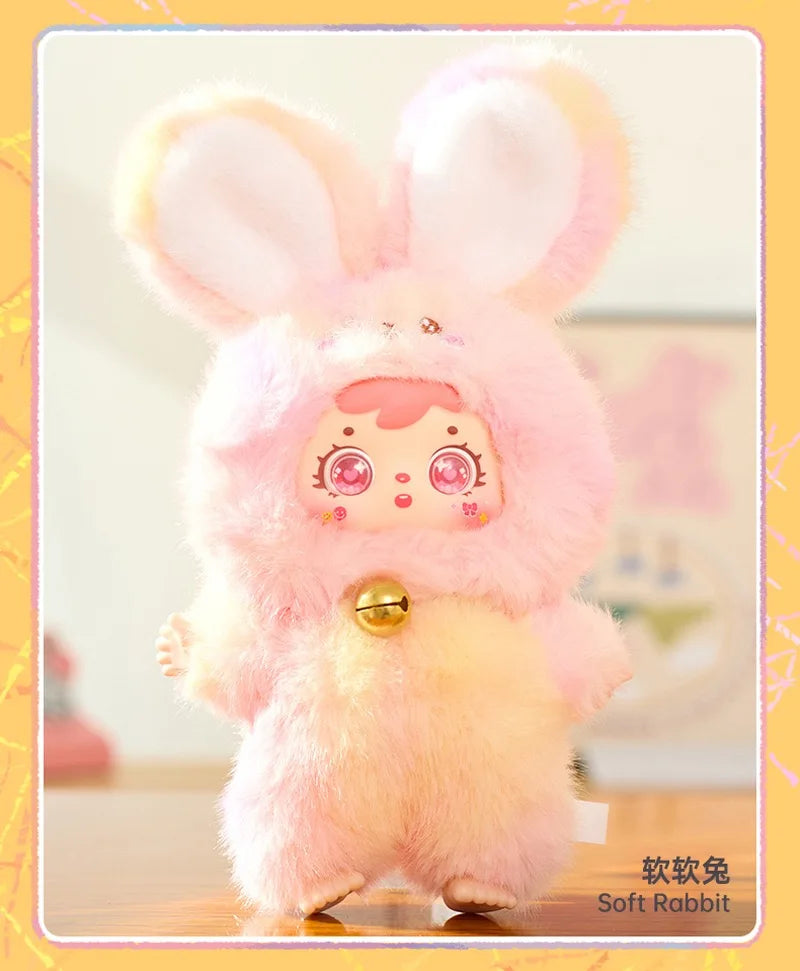 Samuel Magic Colorful Rabbit Plush Blind Box Collectible
