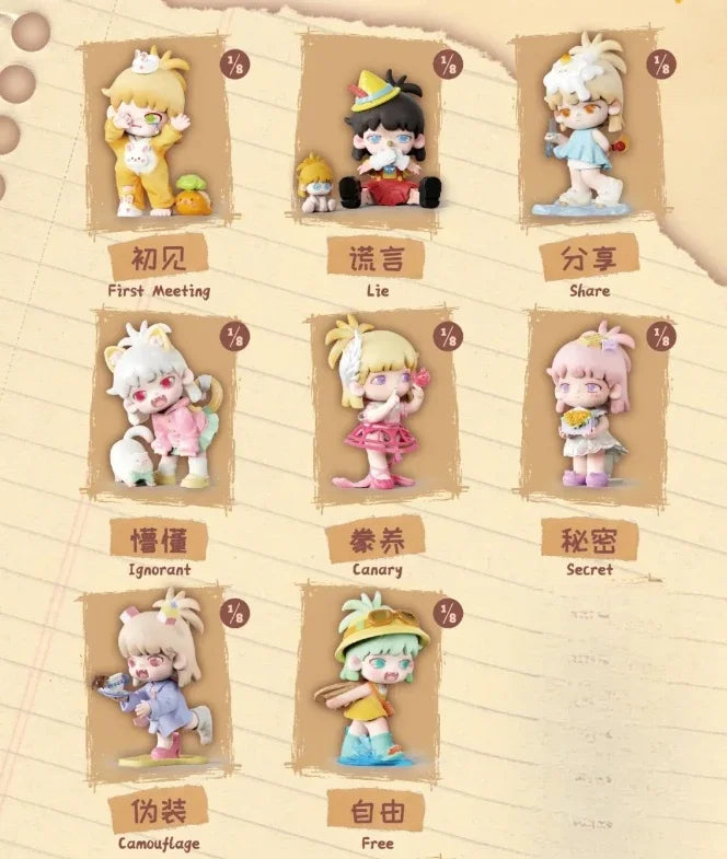 Yobu First Experience Series Blind Box Collectible Figures