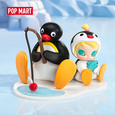 POP MART Baby Molly × PINGU Fishing Time Collectible Figure