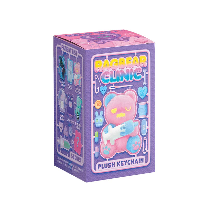 ShinWoo x Finding Unicorn Ragbear Clinic Series Plush Blind Box – Collectible Mystery Bears