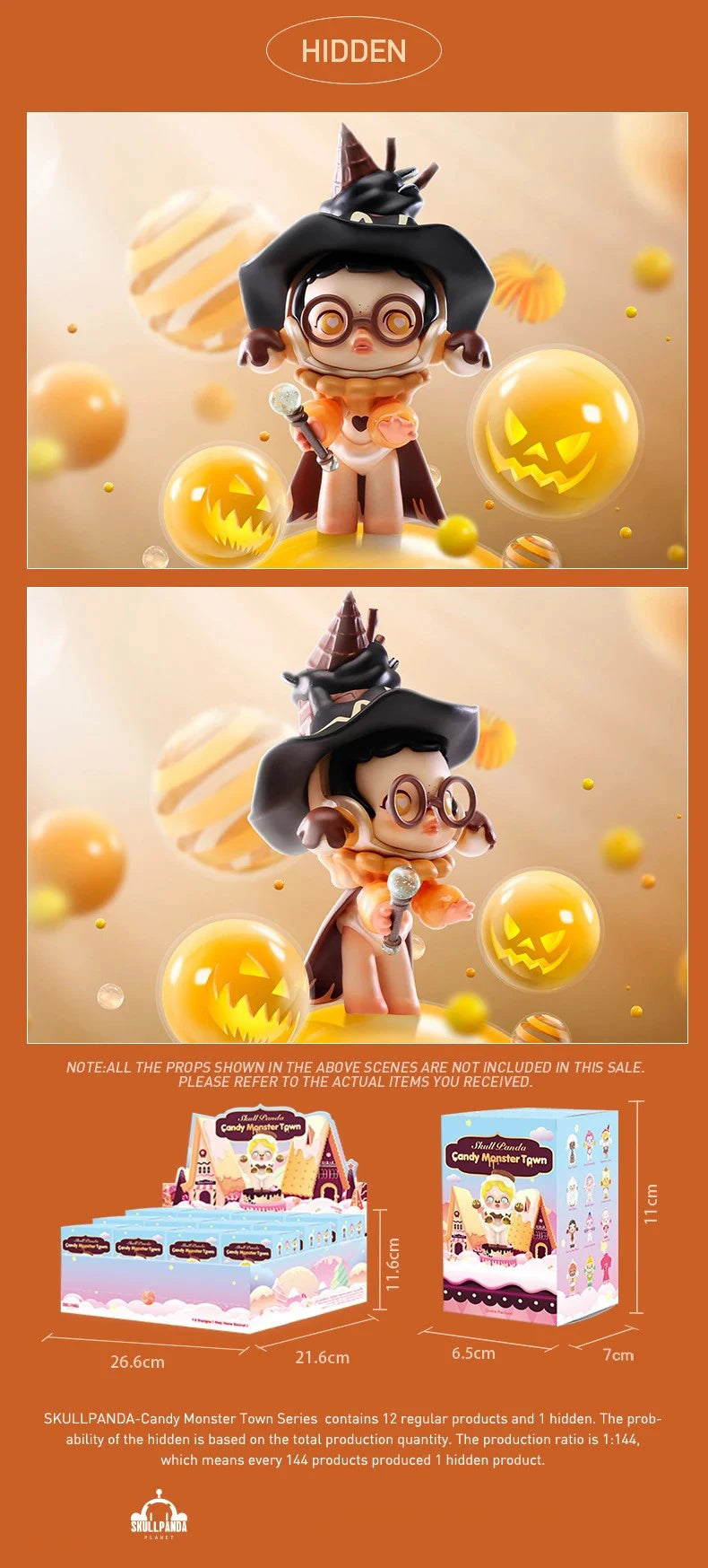 POP MART SKULLPANDA Candy Monster Town Blind Box Figures (Pre-Order)