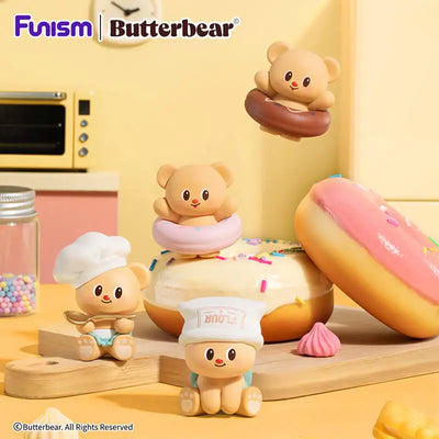 FUNISM Butterbear Baked with Love Cubby Face Blind Box Figures