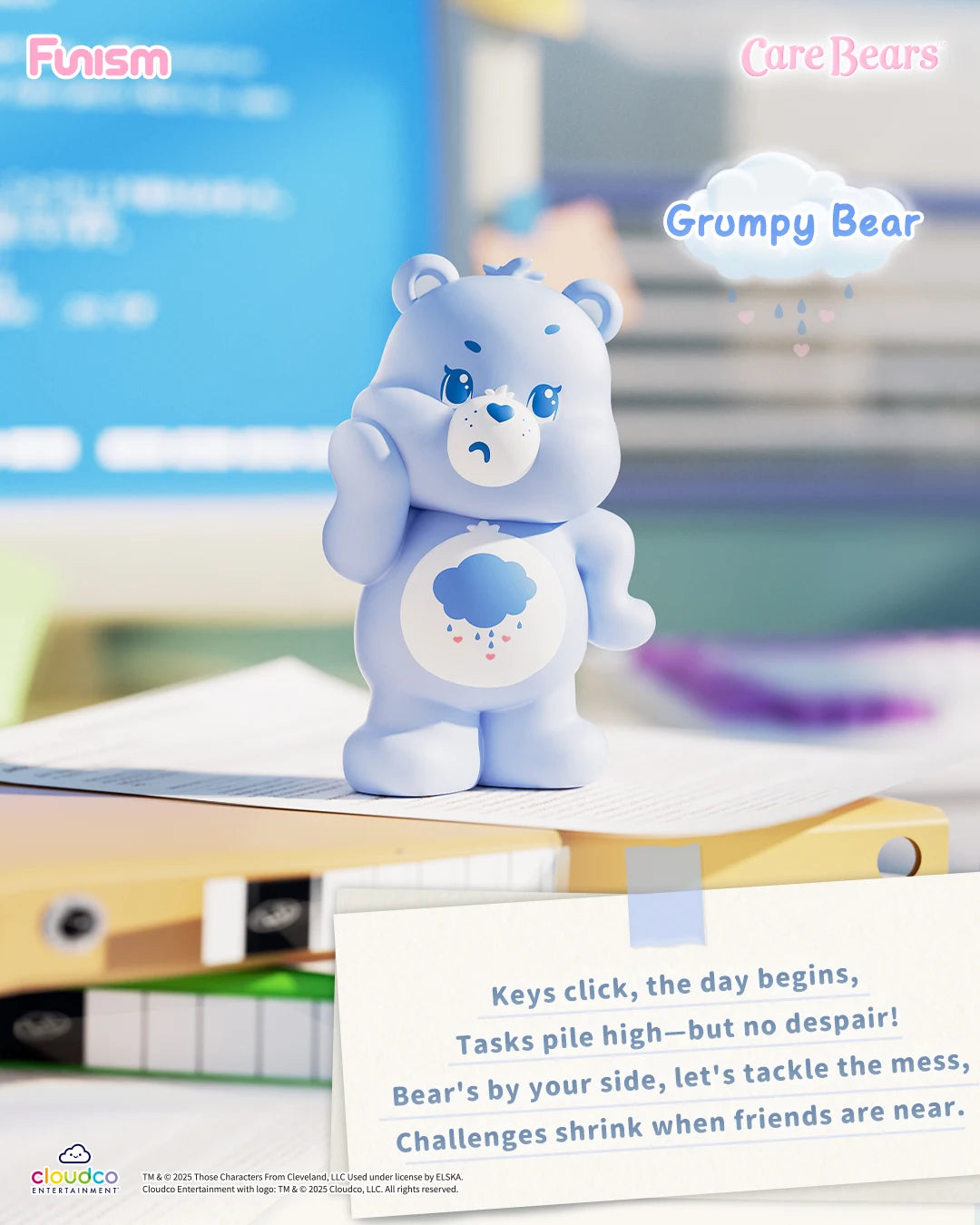 FUNISM Care Bears Little Things Series Cubby Face Blind Box Figures