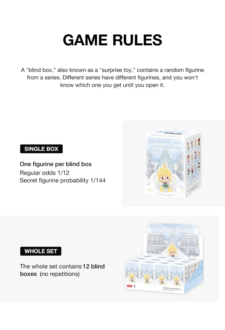 POP MART Sweet Bean Your Exclusive Holiday Series Blind Box